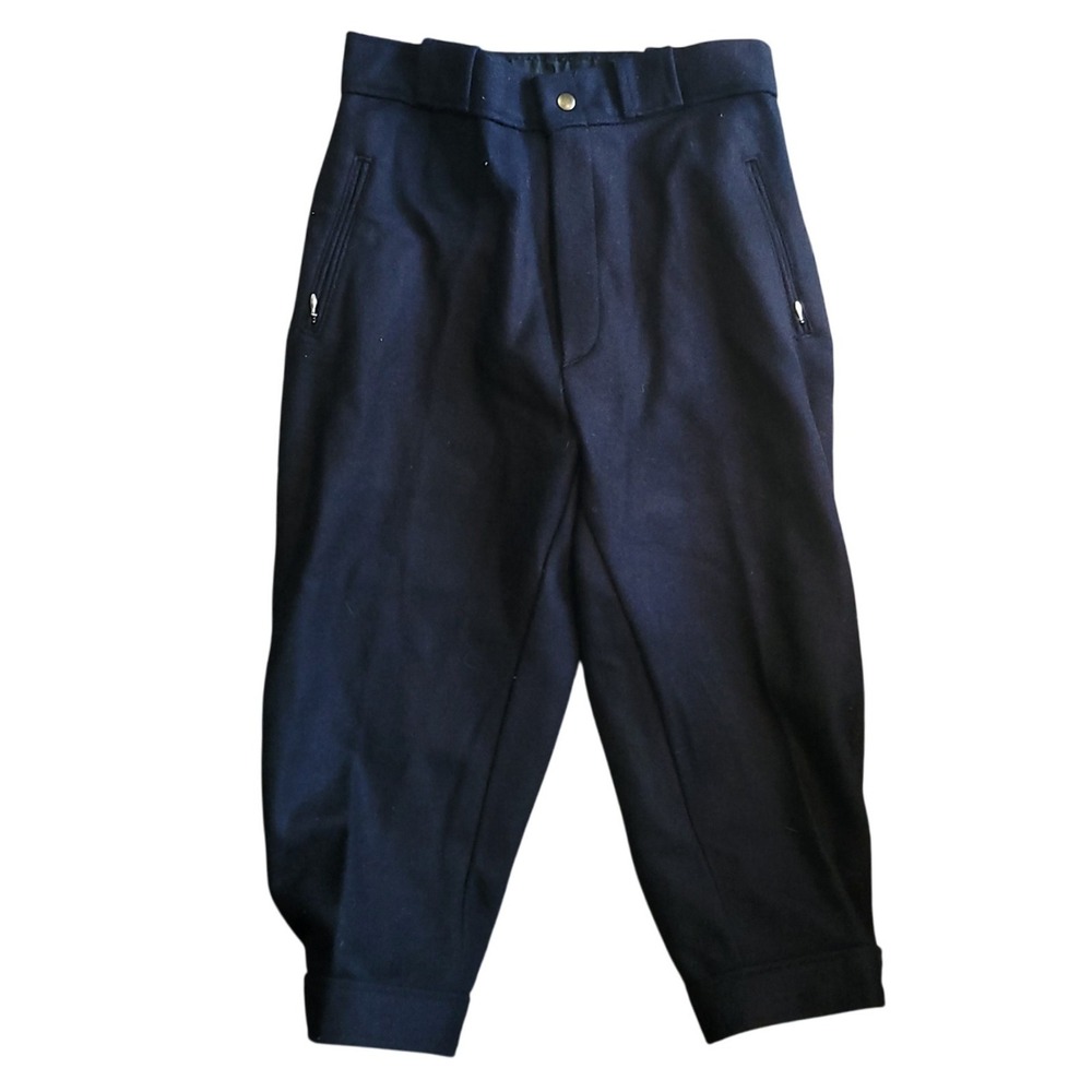 NWT Sunbuster Wool Blend Ski Pant Trousers 16 Blue Insulated Pockets NEW Vintage